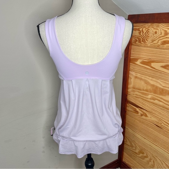 Lululemon Elevate Mesh Tank Top Lavender Purple 4 Activewear Workout - Picture 3 of 12